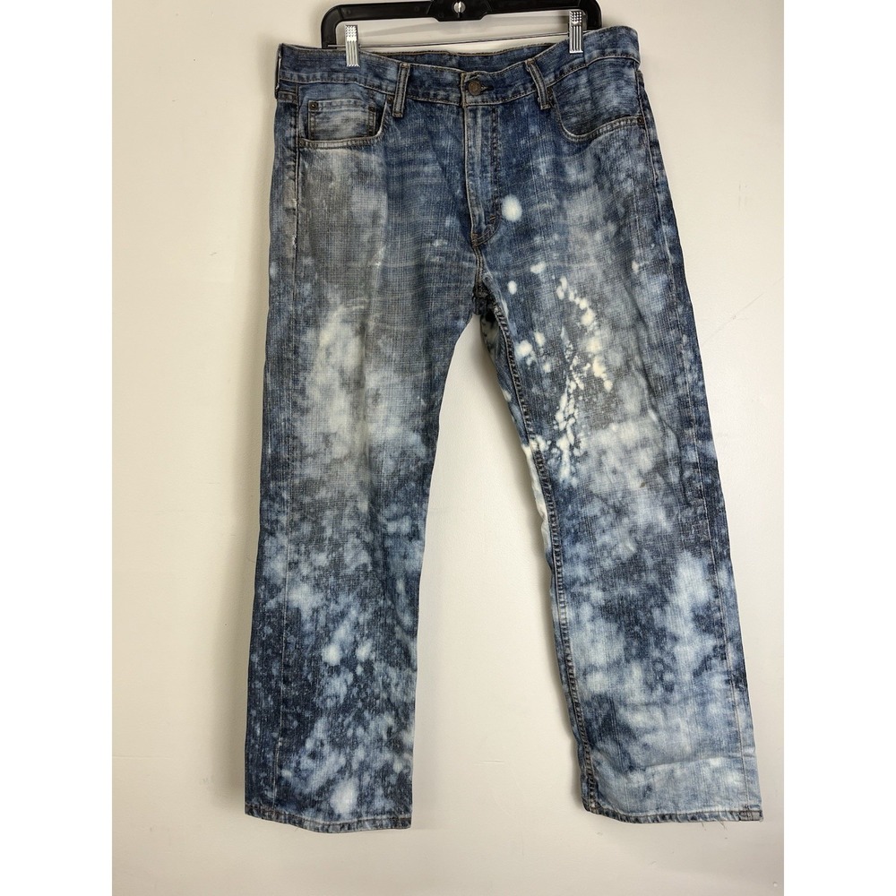 Levi's 559 36x30 Men's Import Artist Bleach Dyed Stained Jeans